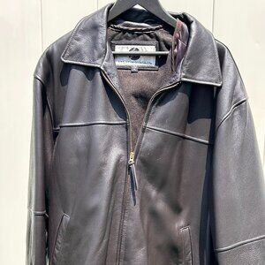 LEATHER STONE MOUNTAIN COAT